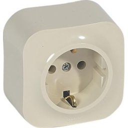 FORIX Csatlakozóaljzat védőföldelt 16A IP20 Krém 782441