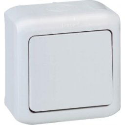 FORIX Egypólusu kapcsoló 10A IP44 Szürke 782380
