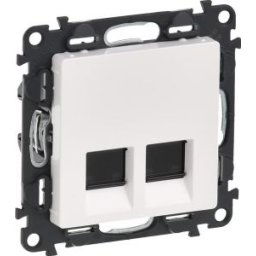 Kettes adatcsatlakozó VALENA LIFE Rj45 Stp Cat.6a Fehér 753149