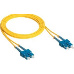 Legrand Patch Kábel, Optika, Os1/Os2 (Upc) Monomódusú, Sc/Sc, Duplex, 9/125Um, Lszh (Lsoh), Sárga, 2 Méter 032601
