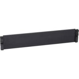 Legrand Előlap, Acél, Tömör, 2U-19", Gyorspántos Rögzítés, Fekete, Lcs2 046539