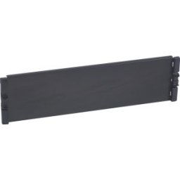 Legrand Előlap, Acél, Tömör, 3U-19", Gyorspántos Rögzítés, Fekete, Lcs2 046540
