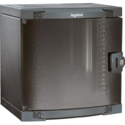Legrand Fali Rackszekrény, 10", 6U, Mag: 352, Szél: 314, Mély: 300, Antracit, Egyrekeszes, Üvegajtós, Max: 12 Kg, Lcs2 046220