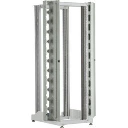 Legrand Nyitott Rack, 19", 42U, Mag: 1956, Szél: 540, Mély: 820, Szürke, Négy Tatóbordás, Max: 300 Kg, Linkeorack 046396