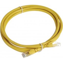 Legrand Patch Kábel, Rj45-Rj45, Cat6A, Árnyékolatlan (U/Utp), Awg26, Pvc, Sárga, D: 6,2Mm, 2 Méter, Lcs2 051883