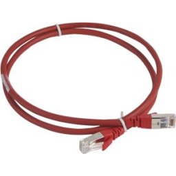 Legrand Patch Kábel, Rj45-Rj45, Cat6A, Árnyékolt (S/Ftp), Awg27, Lszh (Lsoh), Piros, D: 6,2Mm, 1 Méter, Lcs2 051870