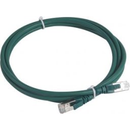 Legrand Patch Kábel, Rj45-Rj45, Cat6A, Árnyékolt (S/Ftp), Awg27, Lszh (Lsoh), Zöld, D: 6,2Mm, 2 Méter, Lcs2 051867