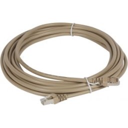Legrand Patch Kábel, Rj45-Rj45, Cat5E, Árnyékolt (F/Utp), Awg26, Pvc, Világos Barna, D: 6Mm, 5 Méter, Linkeo 632743