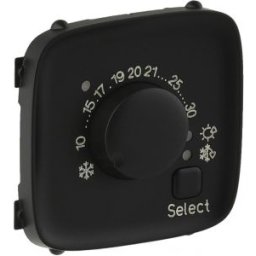 Valena Allure Elektronikus Termosztát Burkolat, Fekete 755318