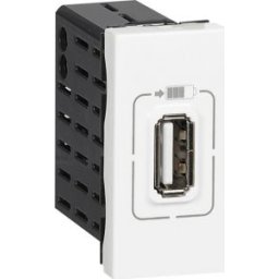 Program Mosaic Usb Töltő Aljzat, 750 Ma, 1 Modulos, Fehér 077591