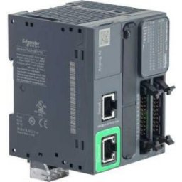 Modicon M221 gépvezérlő PLC, 32 I/O HE10, tranz. (source) kimenet, RS232/485, Ethernet Modbus TCP/IP, 24VDC, könyv form.