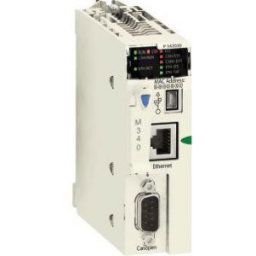 Modicon M340 processzor, L2, CANopen, Modbus TCP/IP / Ethernet IP, megerősített