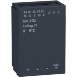 Modicon TMC jelkártya, 2 hőmérséklet bemenet, 14 bit, Pt100, Pt1000, Ni100, Ni1000, hőelem: J-K-R-S-B-T-N-E-C, M241 PLC