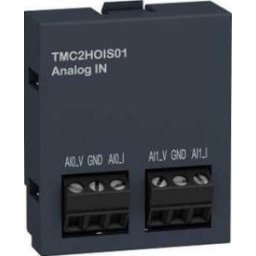 Modicon TMC jelkártya, daruvezérlő alkalmazás, 2 analóg bemenet (0-10V / 0-20mA / 4-20mA), 12 bit, M221 PLC-hez