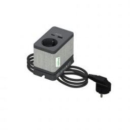 UNICA SYSTEM+ Asztali csatlakozó, 2P+F / USB A+C, antracit-szürke