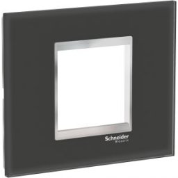 EASY STYL 2 modulos keret Üveg Fekete/Króm LMR7932038