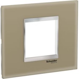 EASY STYL 2 modulos keret Üveg Világos barna/Króm LMR7922038