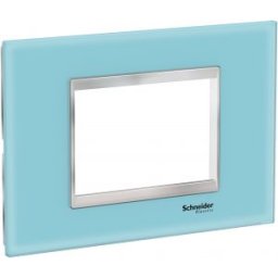 EASY STYL 3 modulos keret Üveg Kék/Króm LMR7913038