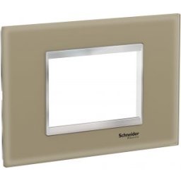 EASY STYL 3 modulos keret Üveg Világos barna/Króm LMR7923038