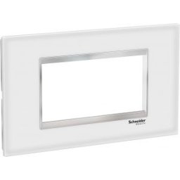 EASY STYL 4 modulos keret Üveg Fehér/Króm LMR7964038