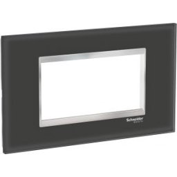 EASY STYL 4 modulos keret Üveg Fekete/Króm LMR7934038
