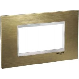 EASY STYL 4 modulos keret Rozsdamentes acél Bronz/Króm LMR7724038