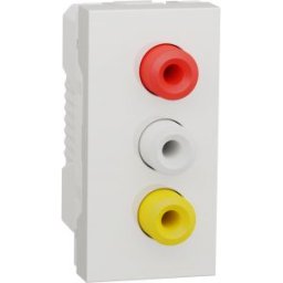 UNICA RCA Aljzat 1 modulos Fehér