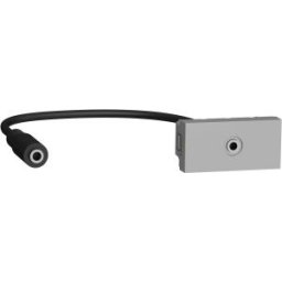 UNICA Jack 3.5mm Aljzat 1 modulos Alumínium
