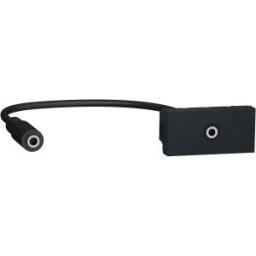 UNICA Jack 3.5mm Aljzat 1 modulos Antracit