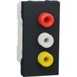 UNICA RCA Aljzat 1 modulos Antracit
