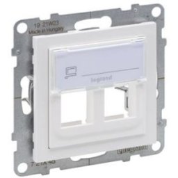 SUNO Kettős Keystone adapter Fehér 721145