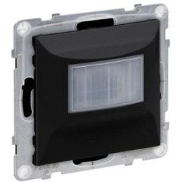 SUNO IP44 mozgásérzékelős kapcsoló 3 - 250 W (izzó, halogén, LED) 120°, 2 vezetékes, fekete