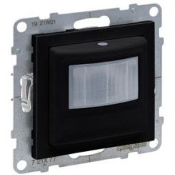 SUNO mozgásérzékelős kapcsoló 400 W (izzó, halogén, LED) 120°, 3 vezetékes, fekete