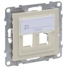 SUNO Kettős Keystone adapter Elefántcsont 721245