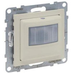 SUNO mozgásérzékelős kapcsoló 400 W (izzó, halogén, LED) 120°, 3 vezetékes, elefántcsont