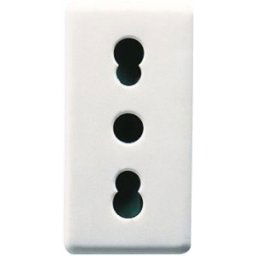 16A 2P+E Dual Amp.Ital.S.-Outlet Sy/Wt GW20203