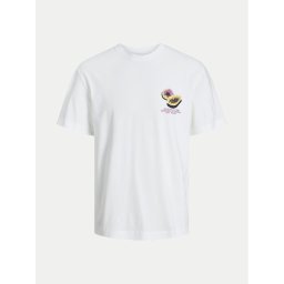Jack&Jones Junior Póló Tampa 12254032 Fehér Loose Fit