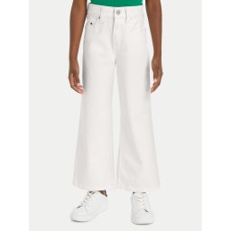 Tommy Hilfiger Farmer Mabel KG0KG07845 Fehér Wide Leg