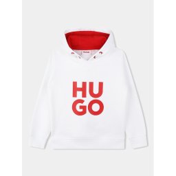 Hugo Pulóver G25152 S Fehér Regular Fit