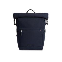 Tommy Hilfiger Hátizsák Th Signature Rolltop Backpack AM0AM12221 Sötétkék