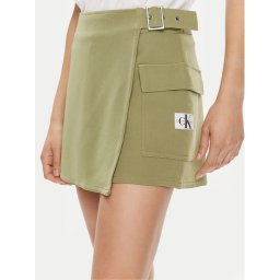 Calvin Klein Jeans Szövet rövidnadrág J20J223461 Zöld Regular Fit