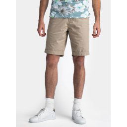 Petrol Industries Szövet rövidnadrág M-1040-SHO501 Bézs Slim Fit