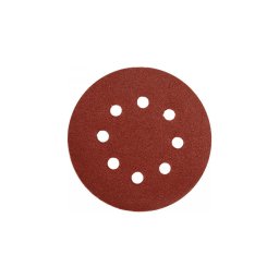 YATO Fíbertárcsa 8 lyukas - 125 mm/P100