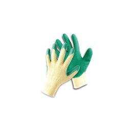 CERVA FF HS-01-002 Védőkesztyű latex - zöld/10