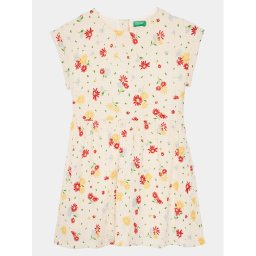 United Colors Of Benetton Hétköznapi ruha 4RFGCV02A Bézs Regular Fit