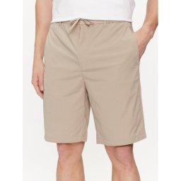 Calvin Klein Szövet rövidnadrág K10K112836 Bézs Straight Fit