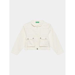 United Colors Of Benetton Farmer kabát 22C2CN04D Ekru Regular Fit