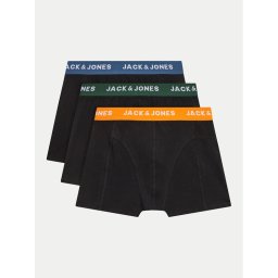 Jack&Jones Junior 3 darab boxer 12250204 Fekete