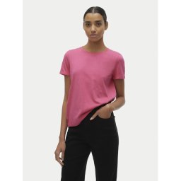 Vero Moda Póló Paula 10243889 Rózsaszín Regular Fit
