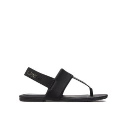 Calvin Klein Jeans Szandál Flat Sandal Toepost Dc YW0YW01344 Fekete